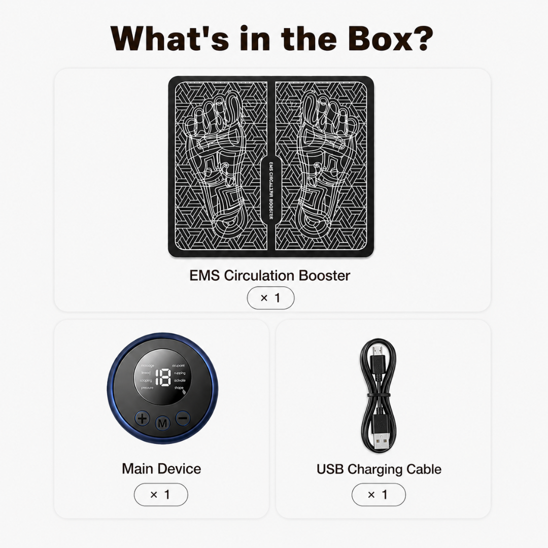 EMS Circulation Booster Mat with 19 Intensity Levels